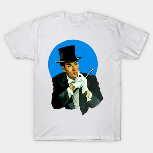 Show man in tailcoat, cane and top hat T-Shirt